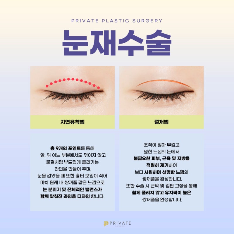 눈재수술성형외과는 신사 프라이빗성형외과