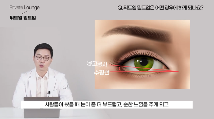 การผ่าตัดขยายหางตาและลดระดับหางตาที่ Private Plastic Surgery Clinic กับคุณหมออี จุน-อู 사진 6