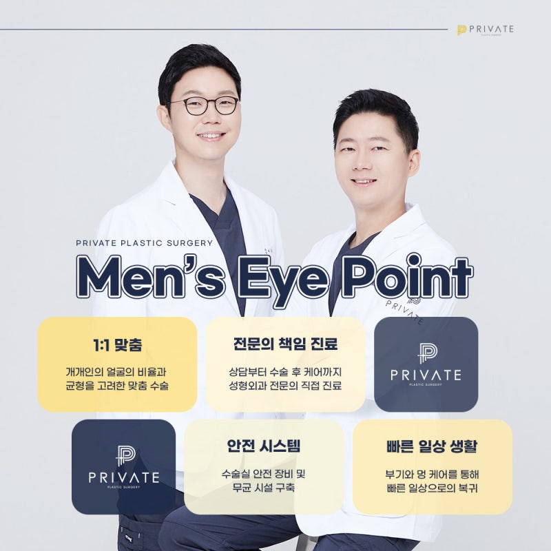 남자 쌍수 잘하는곳, 프라이빗성형외과 사진 6