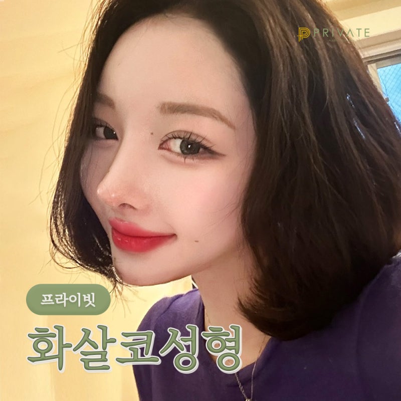 화살코성형 세련된 모양으로 프라이빗성형외과 사진 2
