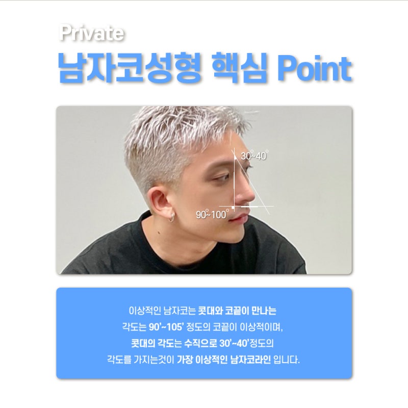 ศัลยกรรมจมูกผู้ชายที่ Private Plastic Surgery คังนัม